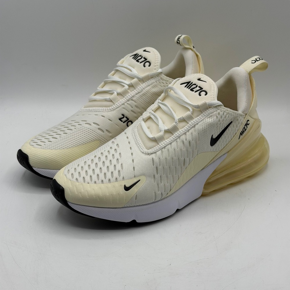 Nike Air Max 270 Womens 7.5 Coconut Milk Cream Sneaker AH6789-124 Athleisure Run